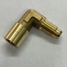 Коляно месинг ф6  М10Х1 / М10Х1