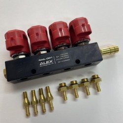 Инжекторна рейка  RAIL -001 ALEX 4цил. 3 ома