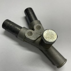 Тройник за газ с един винт за регулиране 16/16/16 метален